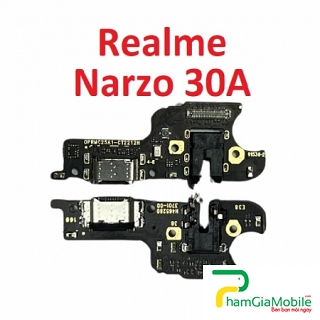 Cụm Sạc, Chui Sạc Realme Narzo 30A Sạc Chập Chờn, Không Vào Pin